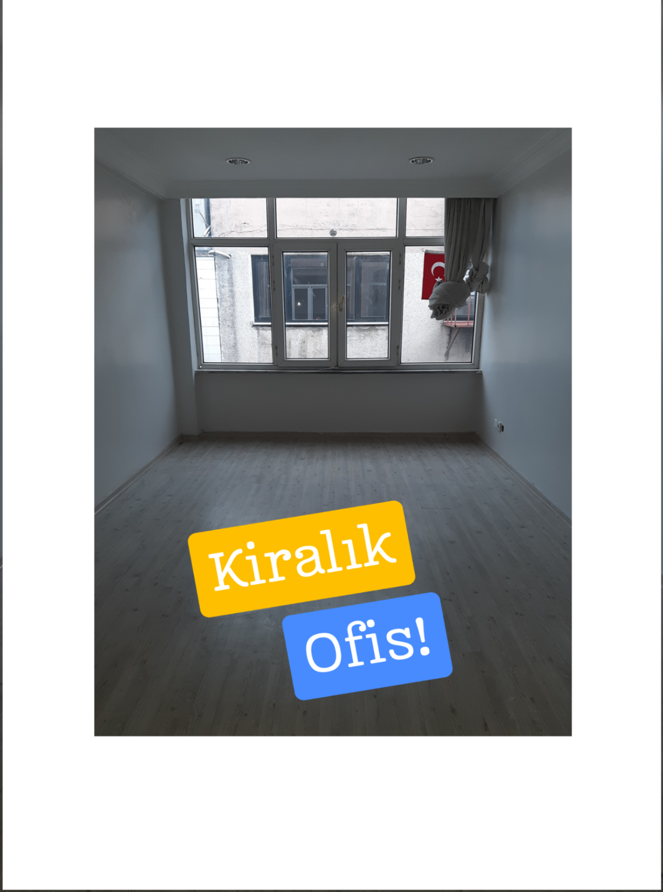 JETİZ 'DEN ÜSKÜDAR MERKEZDE KİRALIK 25M2 SOKAĞA BAKAN OFİS